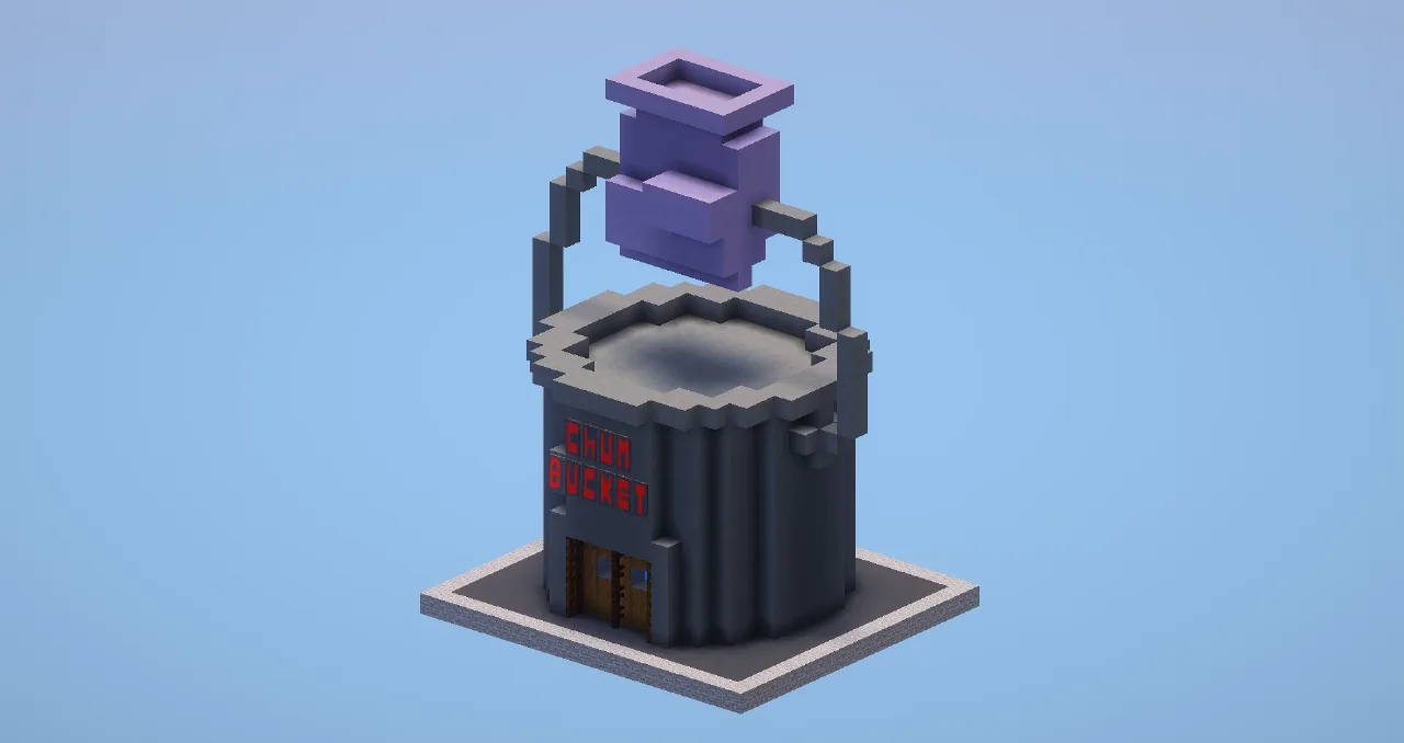 Chum Bucket — Minecraft Build by LeonisBuilds