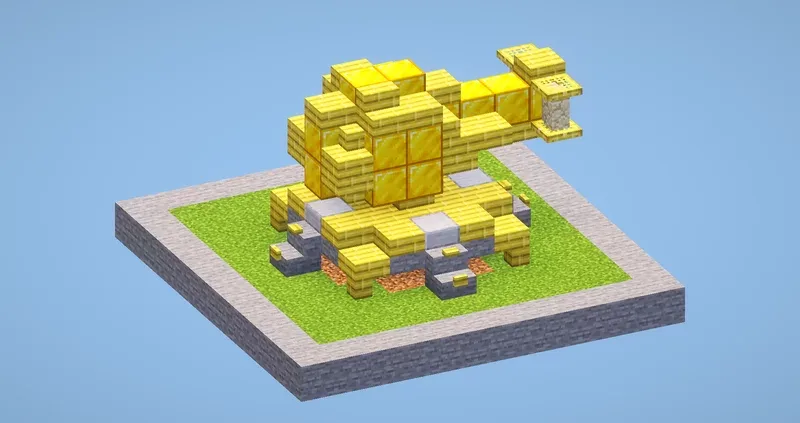 Clash of Clans Cannon Level 10 — Minecraft Build by LeonisBuilds