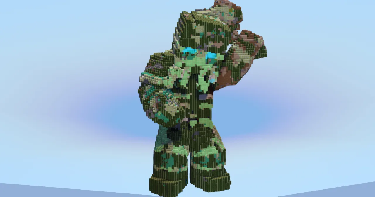 Prismarine Guardian — Minecraft Build by LeonisBuilds