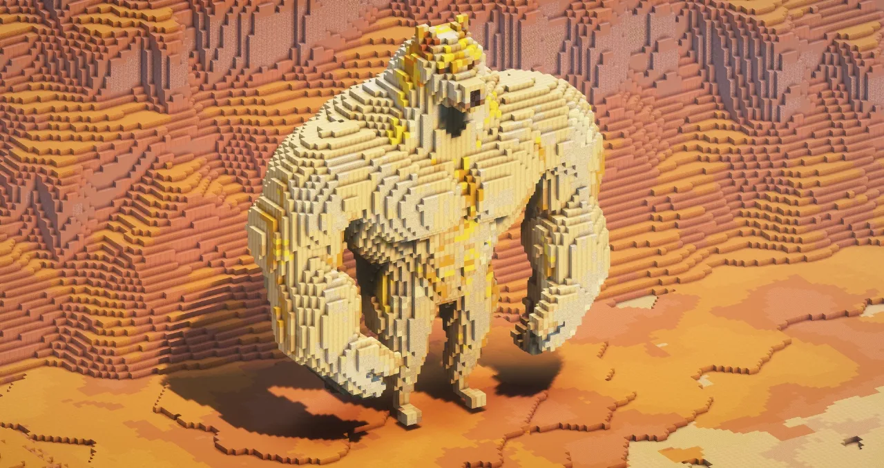 Doge on Mars | FREE — Minecraft Build by LeonisBuilds