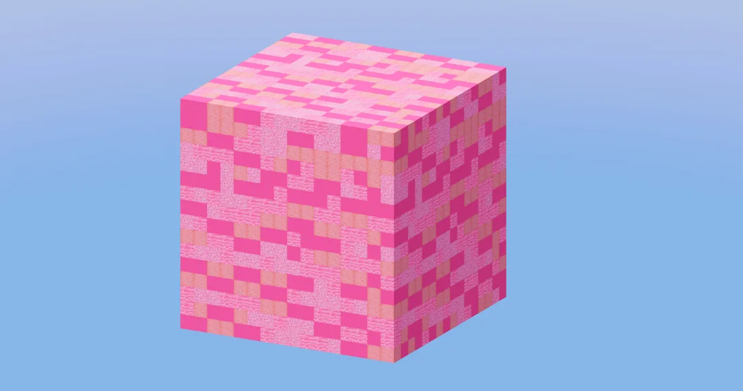 Pink Wool 16x16x16 Blocks — Minecraft Build by LeonisBuilds