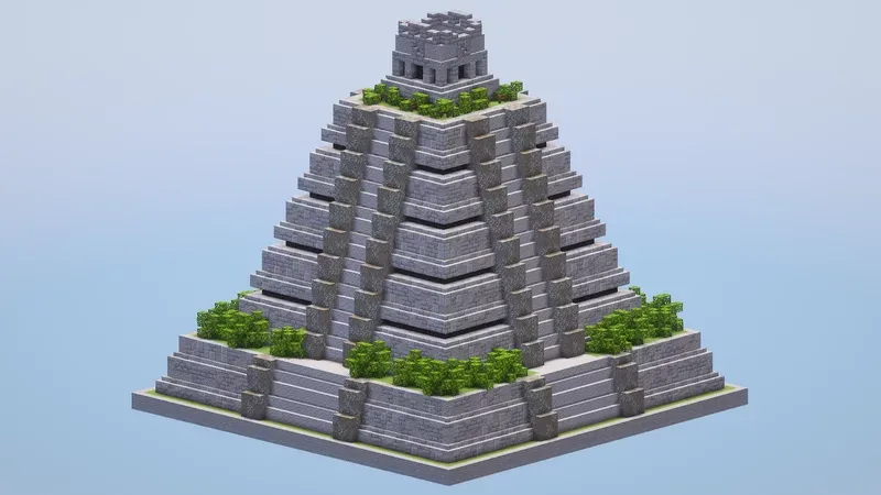 Mayan Pyramid Temple — Minecraft Build by LeonisBuilds