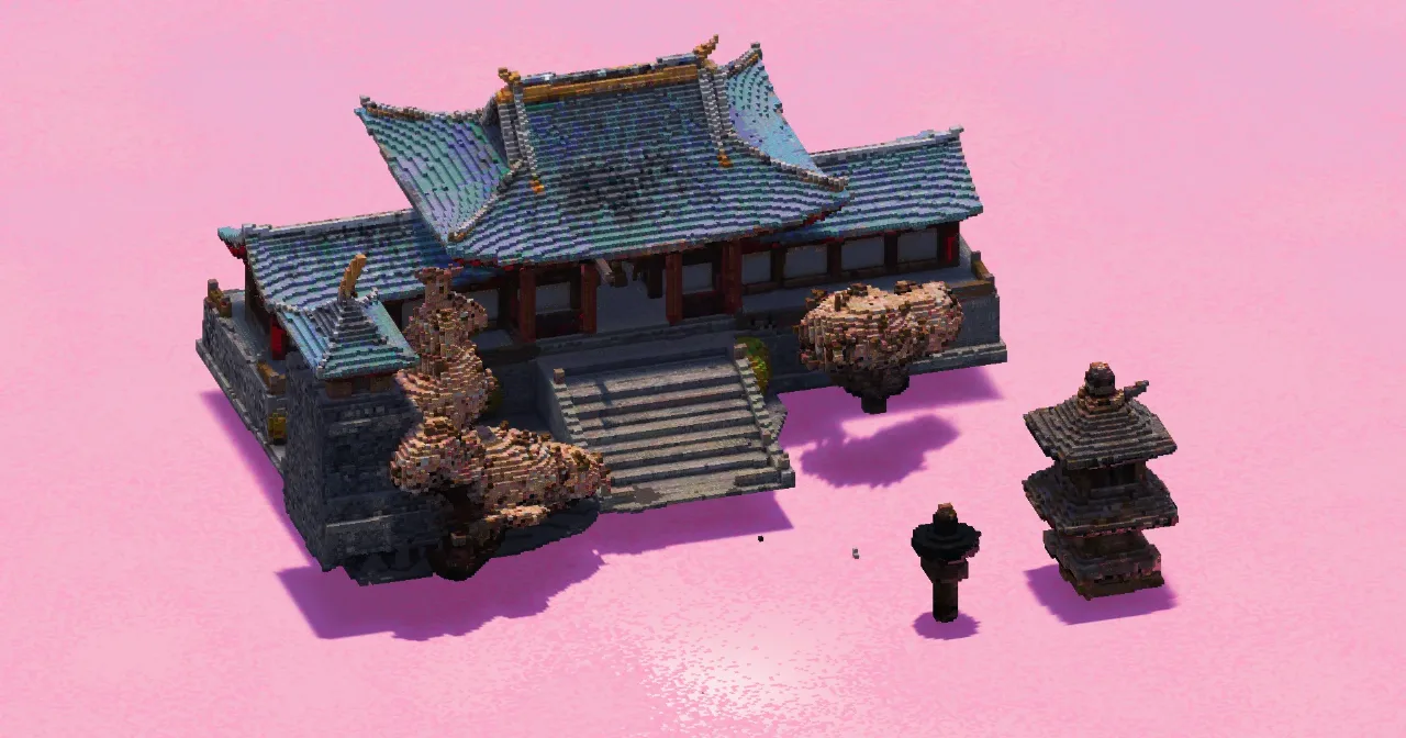 Japanese Temple — Minecraft Build by EasternRealms