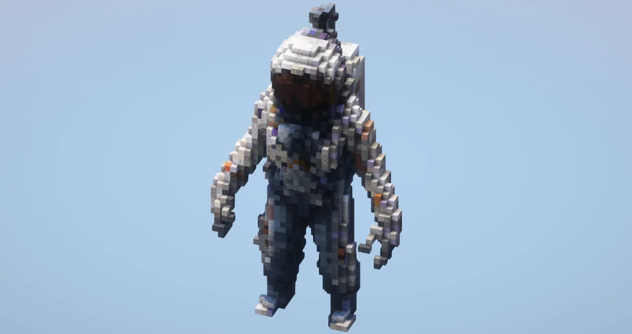 Astronaut — Minecraft Build by LeonisBuilds