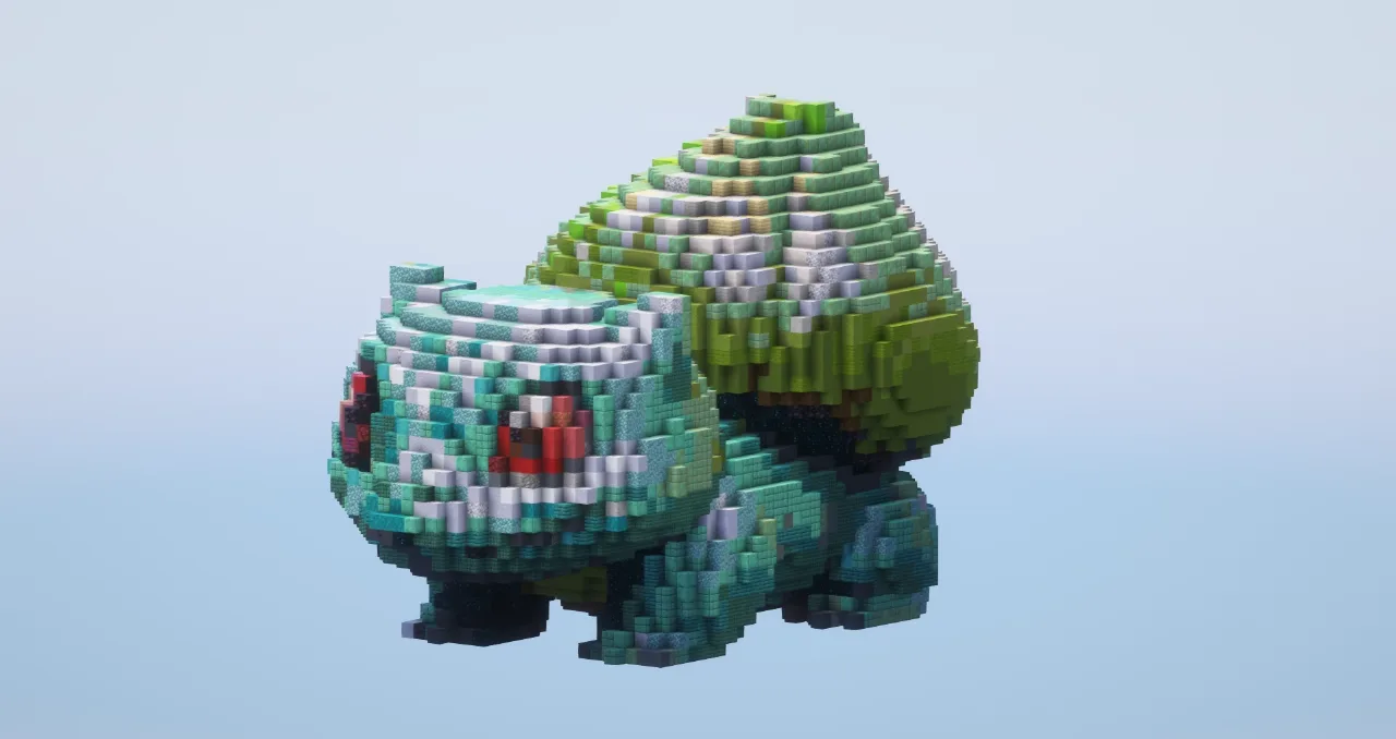Bulbasaur — Minecraft Build by LeonisBuilds
