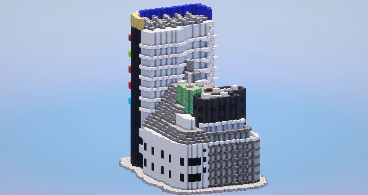 Urban Modern Block — Minecraft Build by LeonisBuilds
