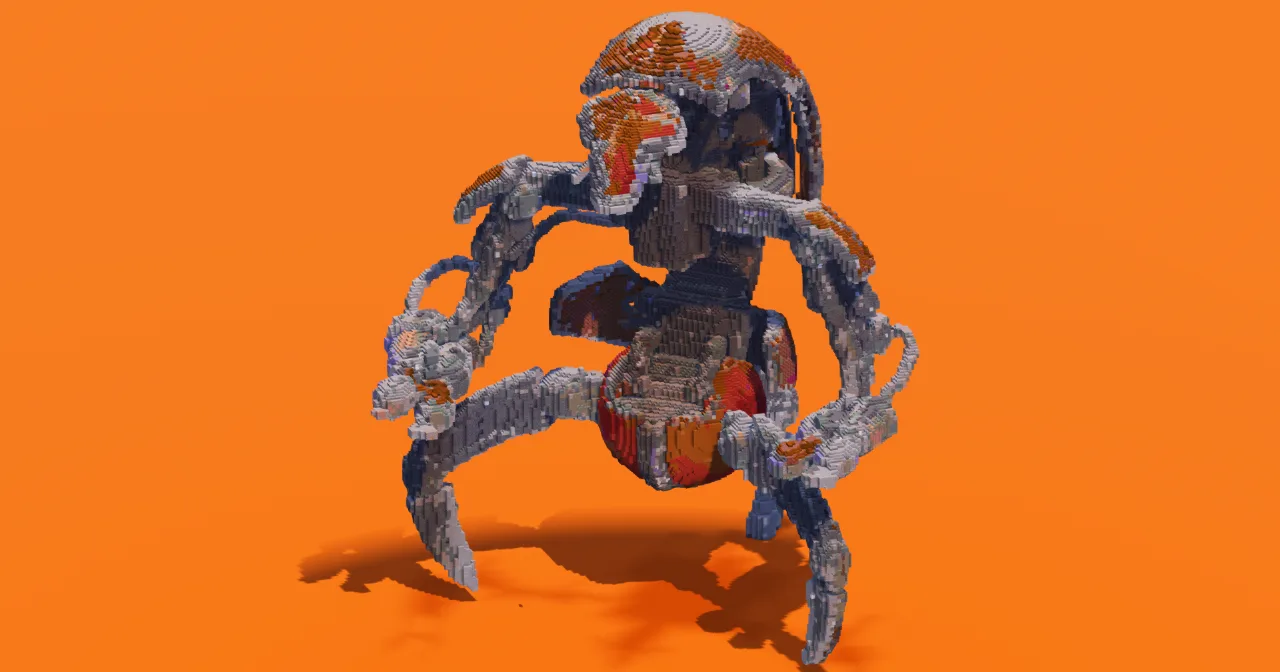 Droideka — Minecraft Build by StarWarsCreations