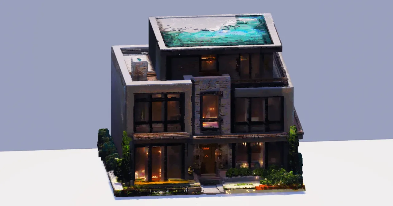 Modern House — Minecraft Build by ModernCraft