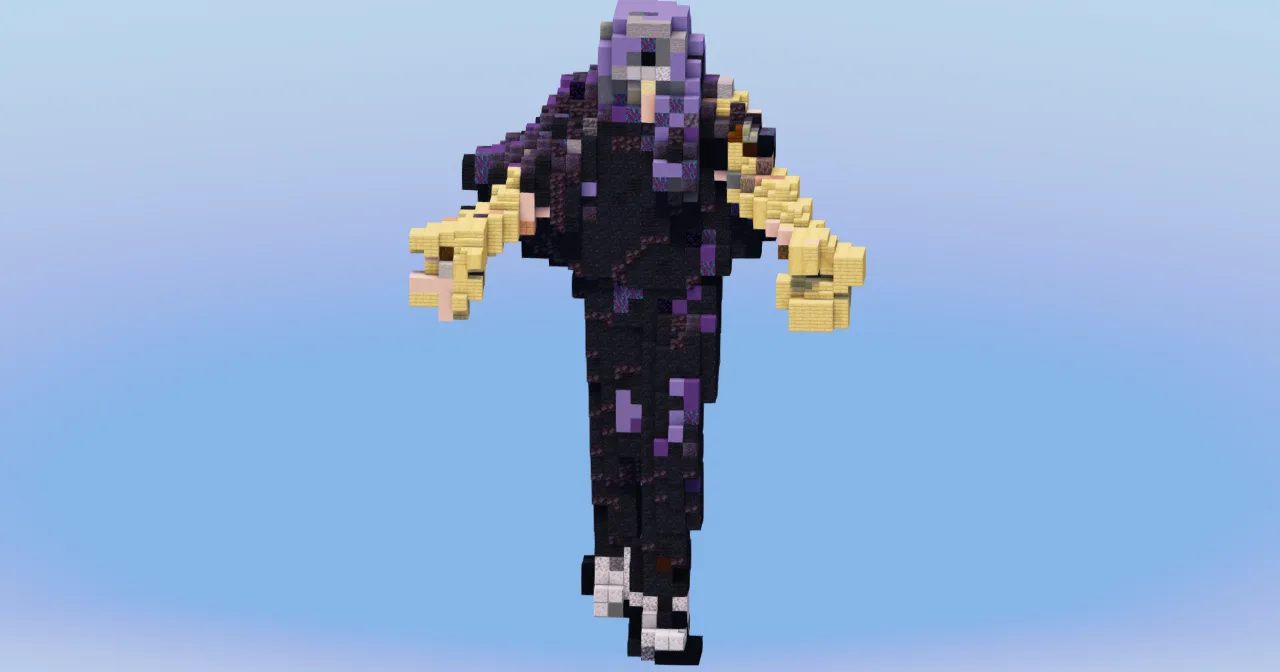 Mahito from Jujutsu Kaizen — Minecraft Build by LeonisBuilds