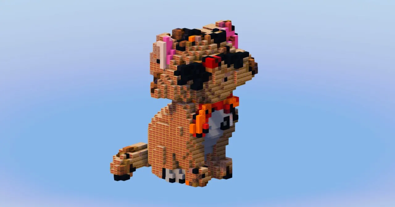 Berlioz from Disney Aristocats — Minecraft Build by LeonisBuilds