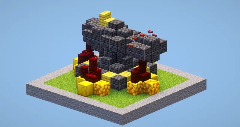 Clash of Clans Cannon Level 13 — Minecraft Build by LeonisBuilds