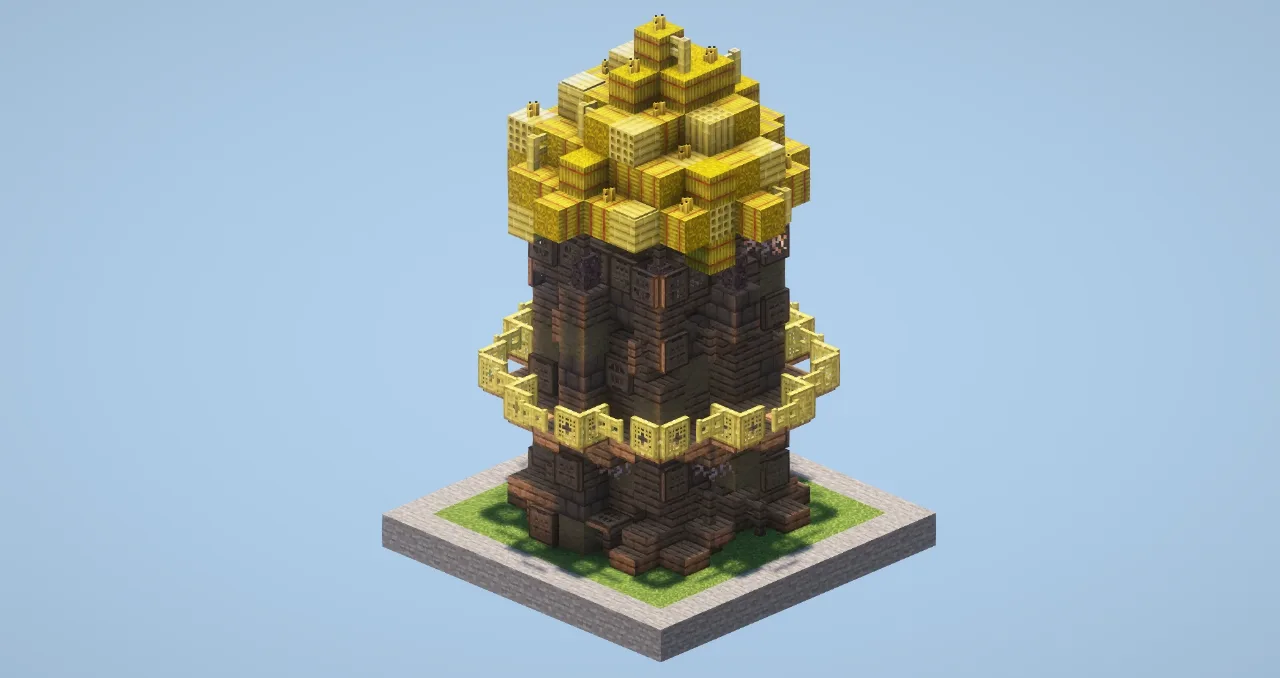 Mayan Watchtower — Minecraft Build by LeonisBuilds