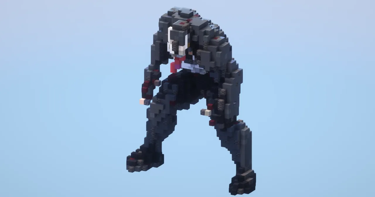 Venom Small‎ — Minecraft Build by LeonisBuilds