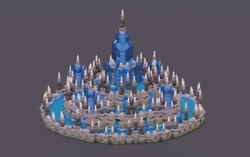 Stone Fountain — Minecraft Build by MellowHat