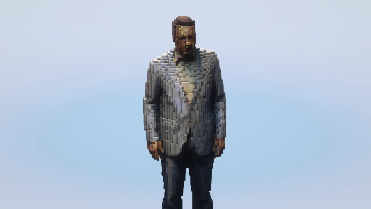 Gustavo Fring from Breaking Bad — Minecraft Build by LeonisBuilds