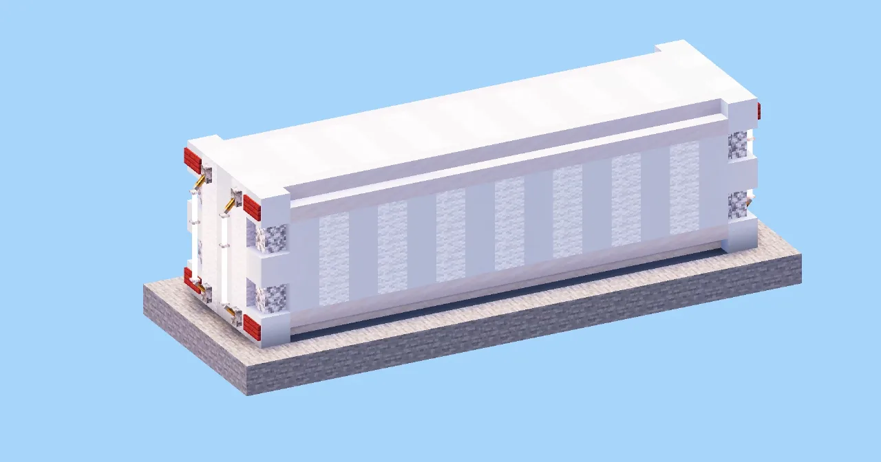 White Container — Minecraft Build by LeonisBuilds