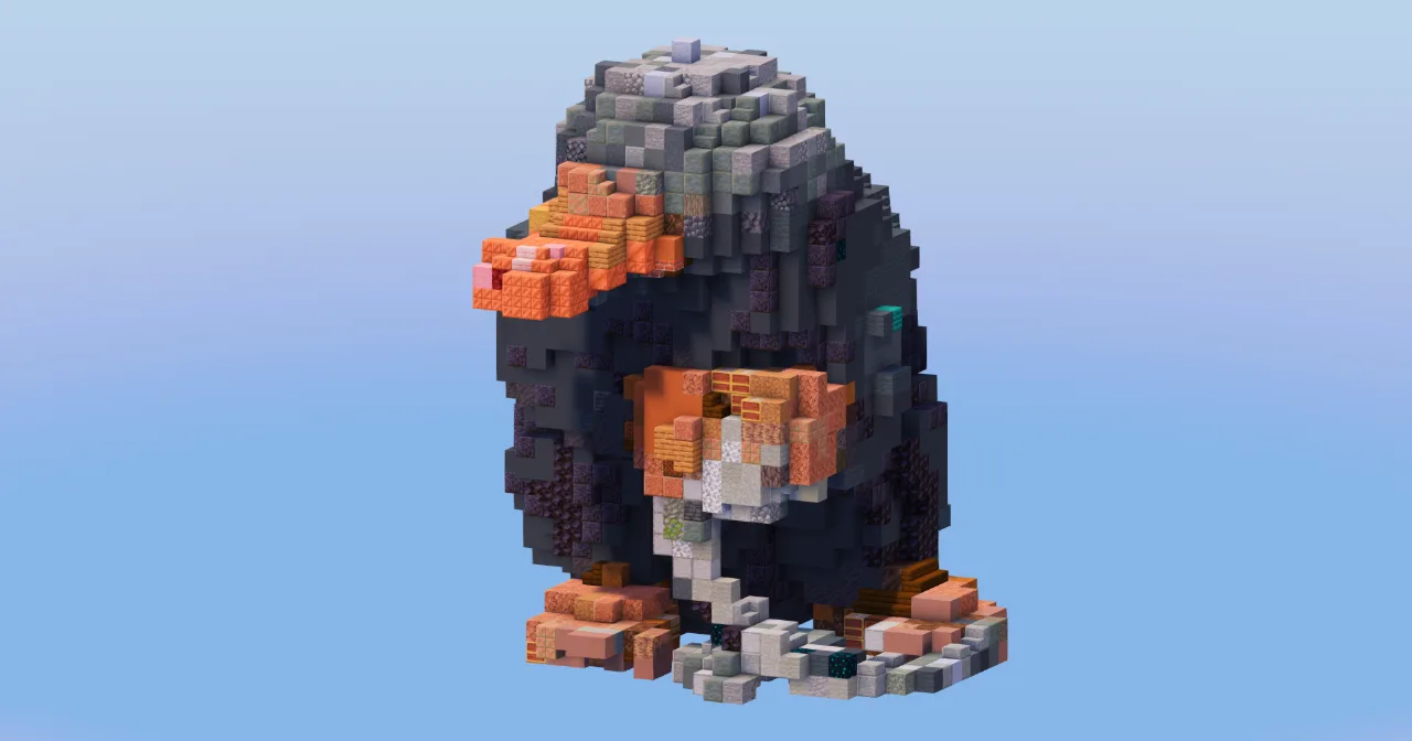 Niffler from Harry Potter Fantastic Beasts and Where to Find Them — Minecraft Build by LeonisBuilds
