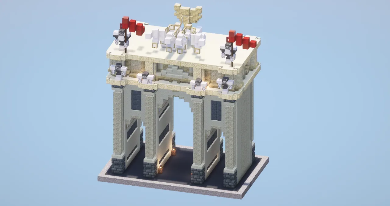 Sandstone Arch — Minecraft Build by LeonisBuilds