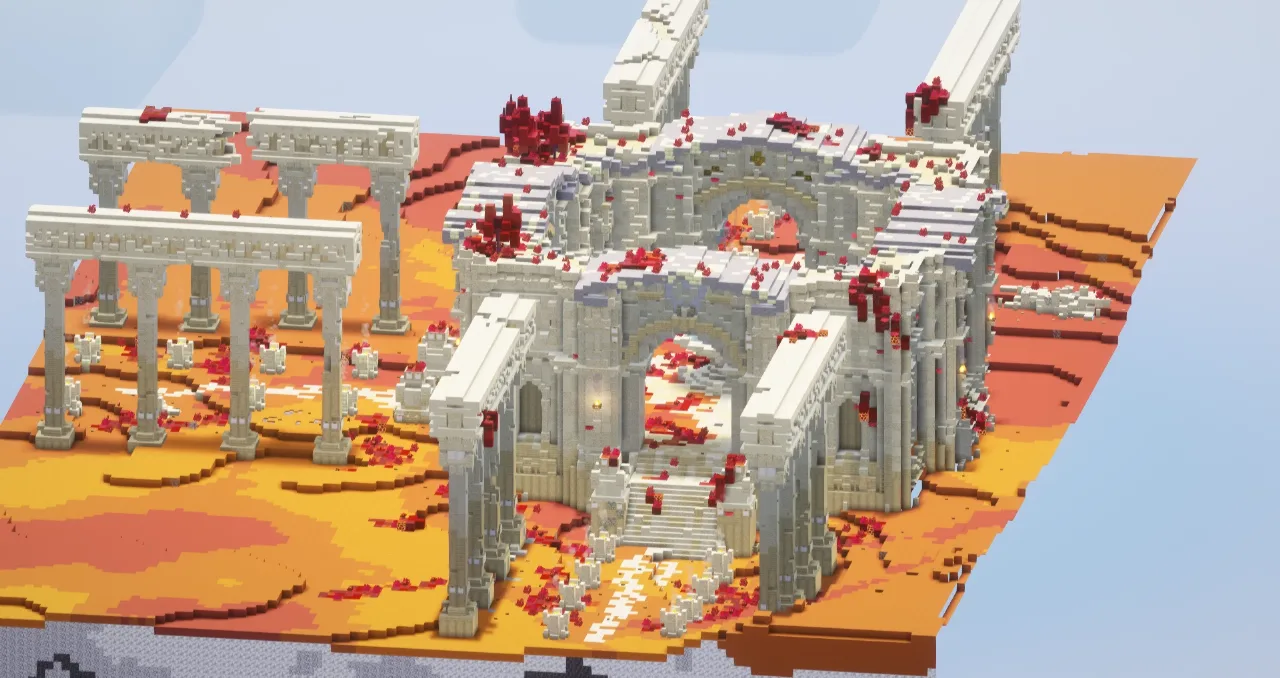Cursed temple ruins — Minecraft Build by LeonisBuilds