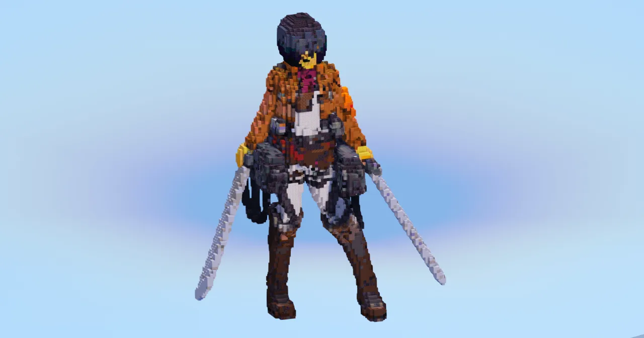 Mikasa — Minecraft Build by LeonisBuilds