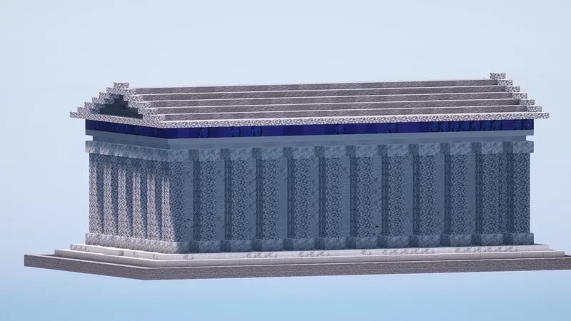 Roman Temple of Neptune — Minecraft Build by LeonisBuilds