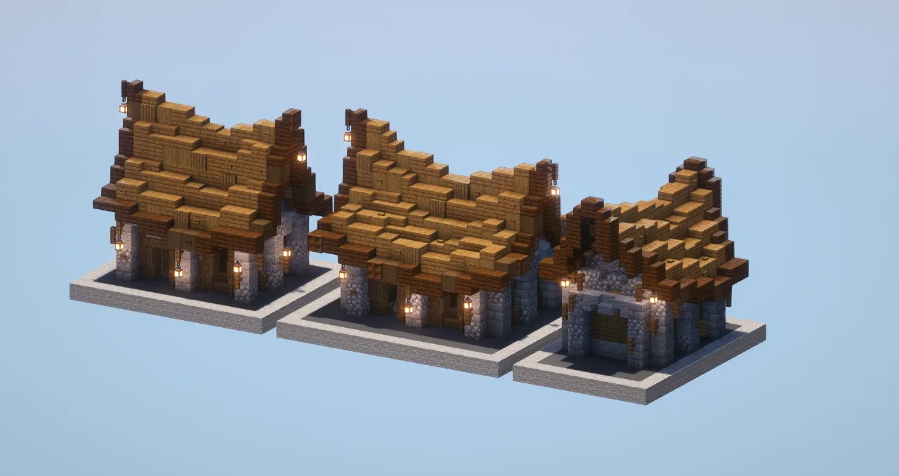 Medieval House Pack — Minecraft Build by LeonisBuilds
