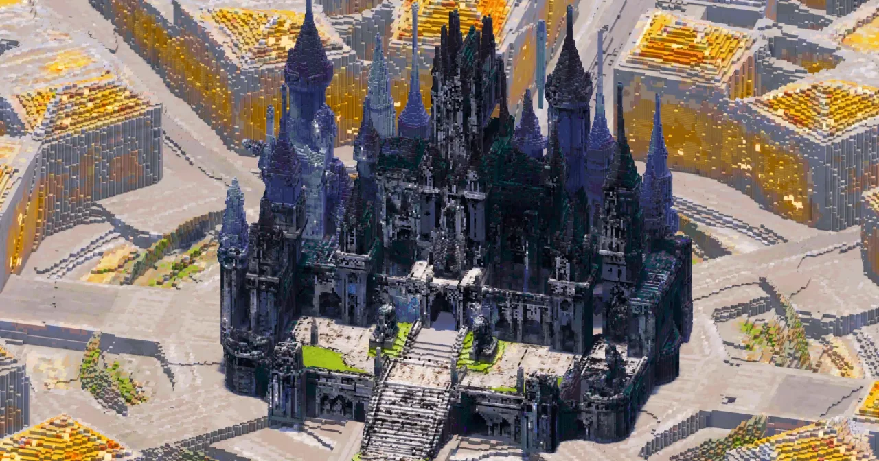 Gothic Castle — Minecraft Build by GothicCathedrals