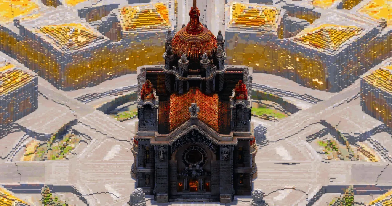 Red Church — Minecraft Build by GothicCathedrals