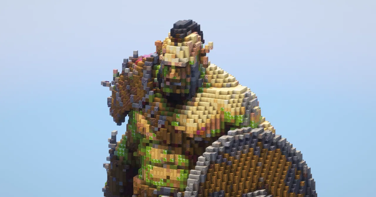 Orc Warrior‎ — Minecraft Build by LeonisBuilds