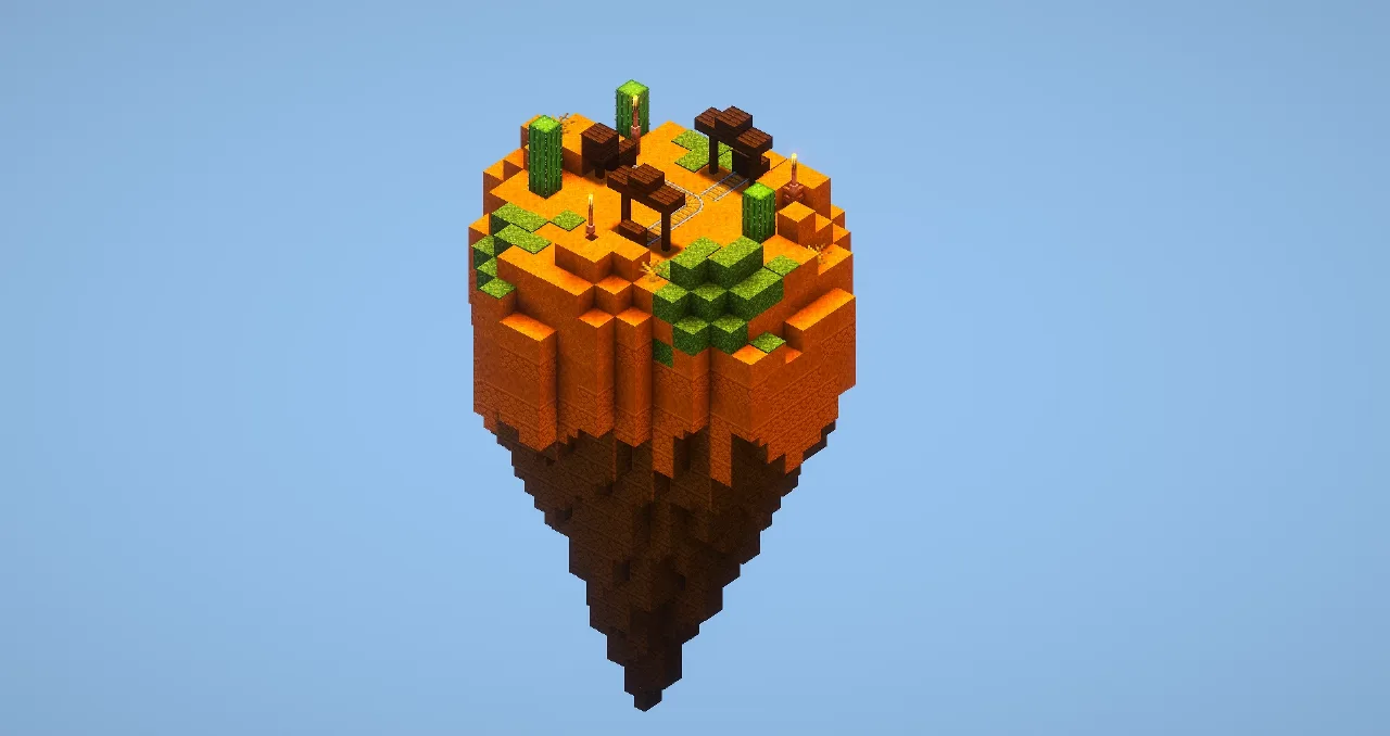 Flying Mesa Island — Minecraft Build by LeonisBuilds