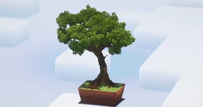 Big Bonsai Tree — Minecraft Build by LeonisBuilds