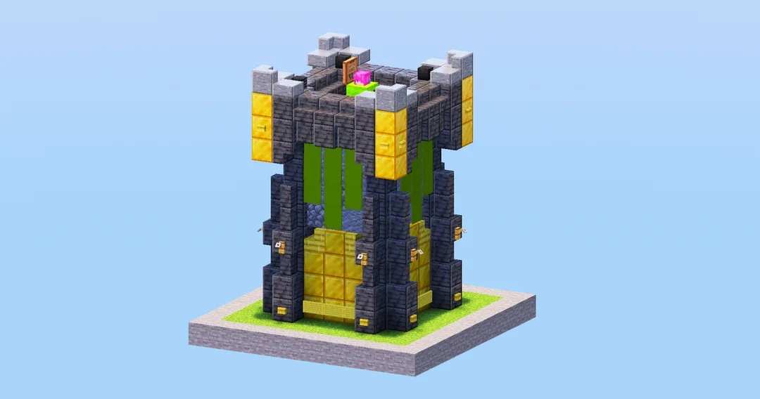 Clash of Clans Archer Tower Level 14 — Minecraft Build by LeonisBuilds
