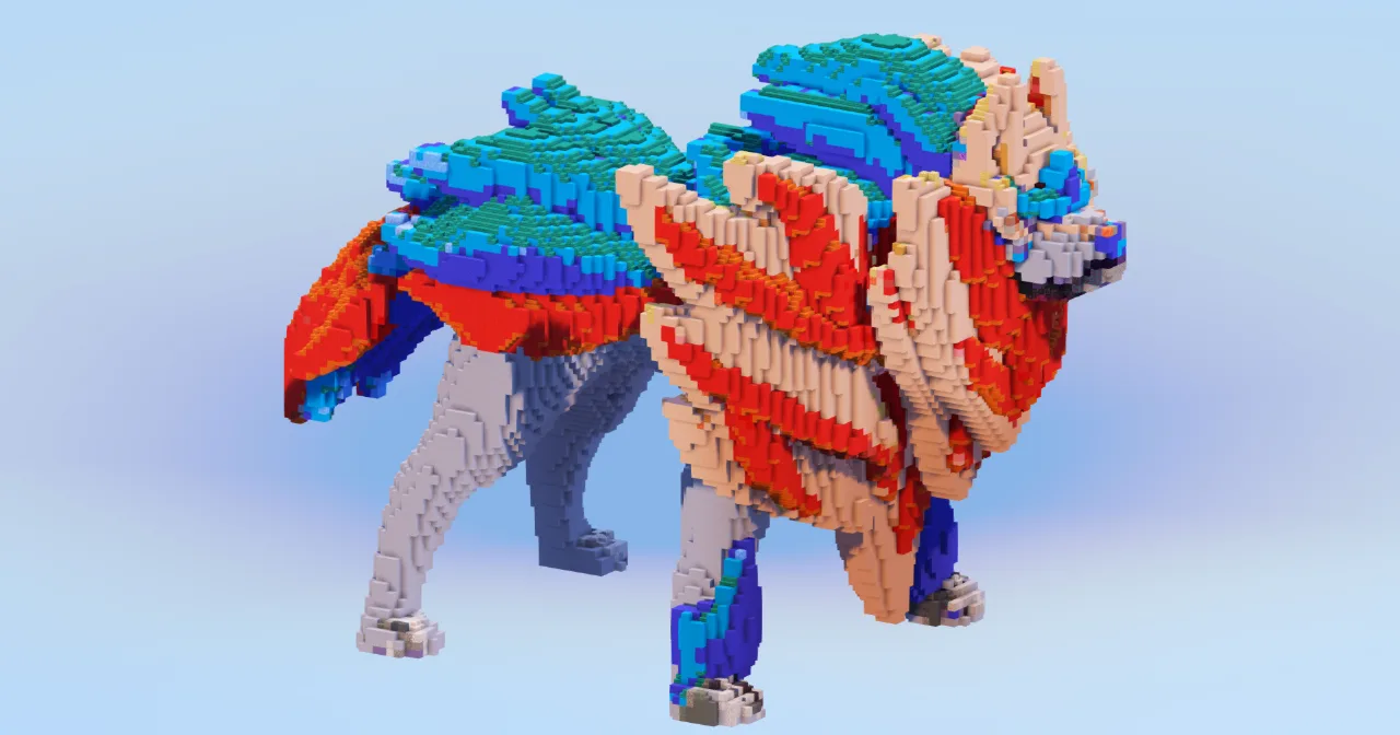 Zamazenta Crowned — Minecraft Build by LeonisBuilds