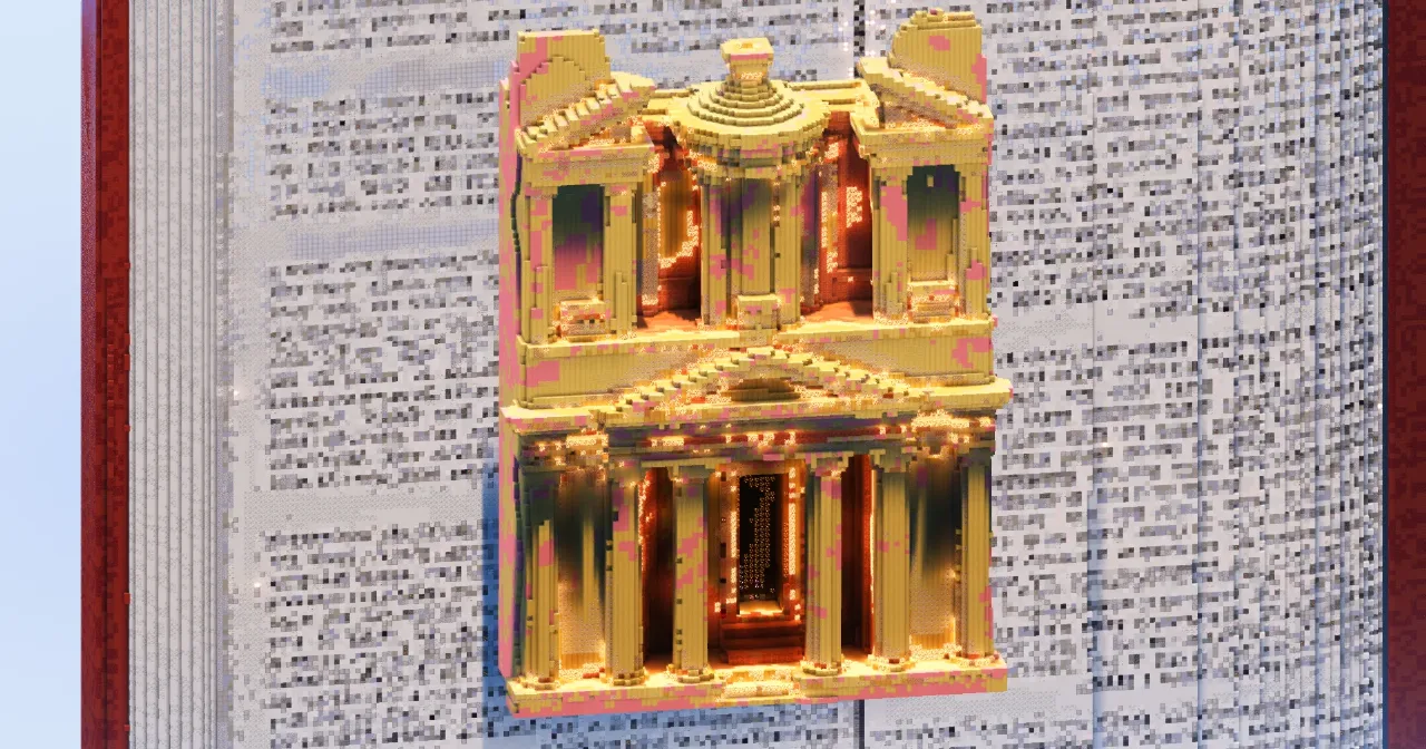 Petra — Minecraft Build by TheBibleOfBuilding