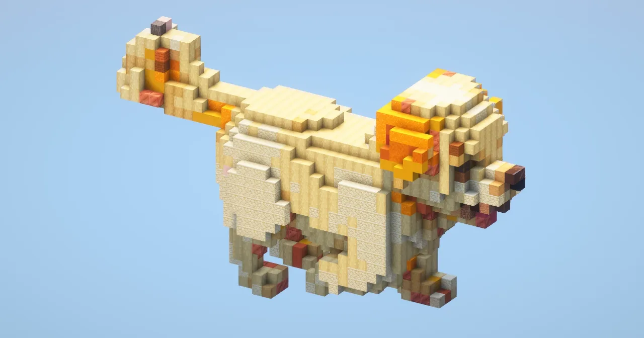 Dog‎ — Minecraft Build by LeonisBuilds