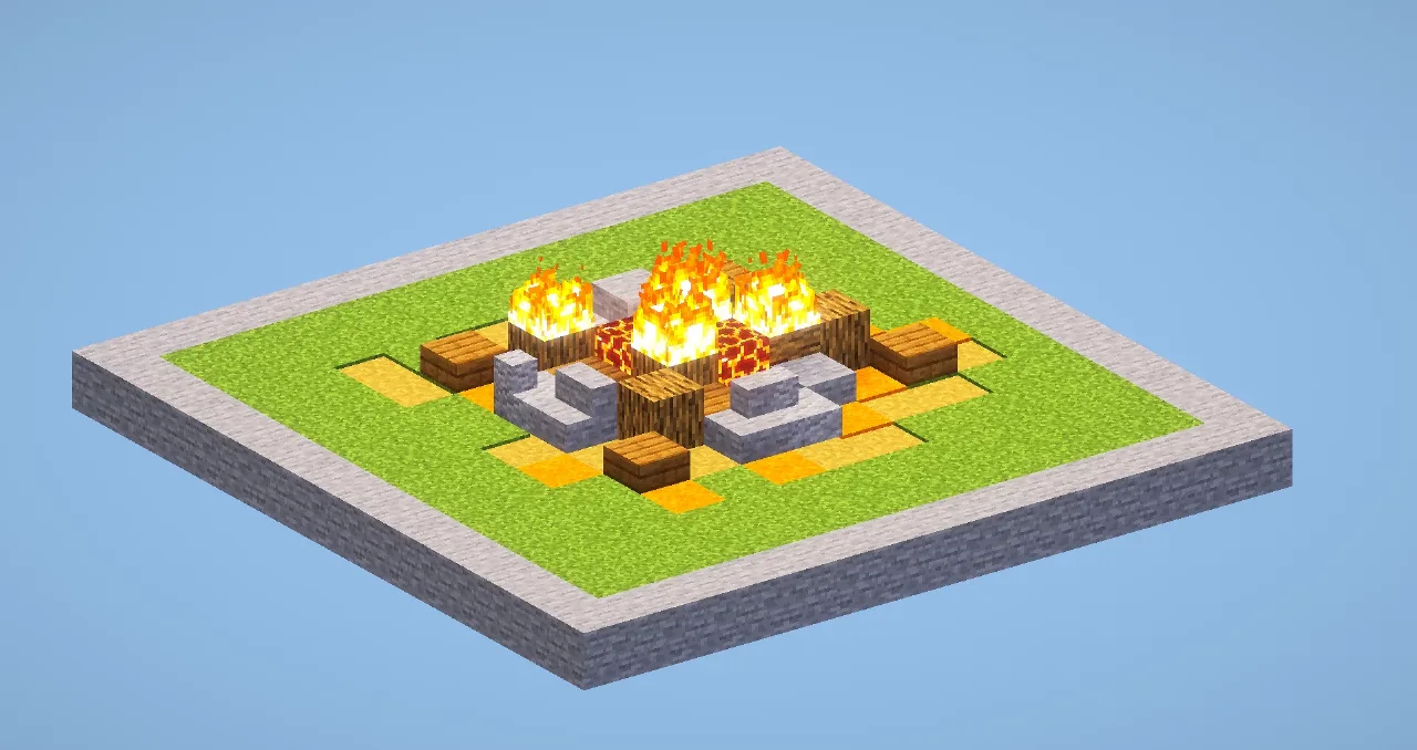 Clash of Clans Army Camp Level 1 — Minecraft Build by LeonisBuilds