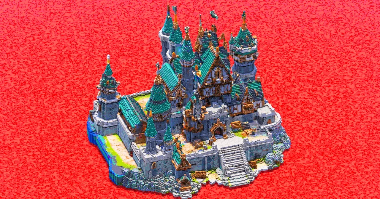 Big Steampunk Castle — Minecraft Build by ImpossibleBuilds