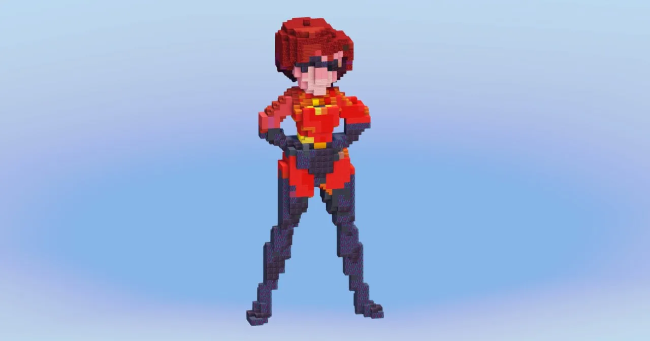 Elastigirl from The Incredibles — Minecraft Build by LeonisBuilds