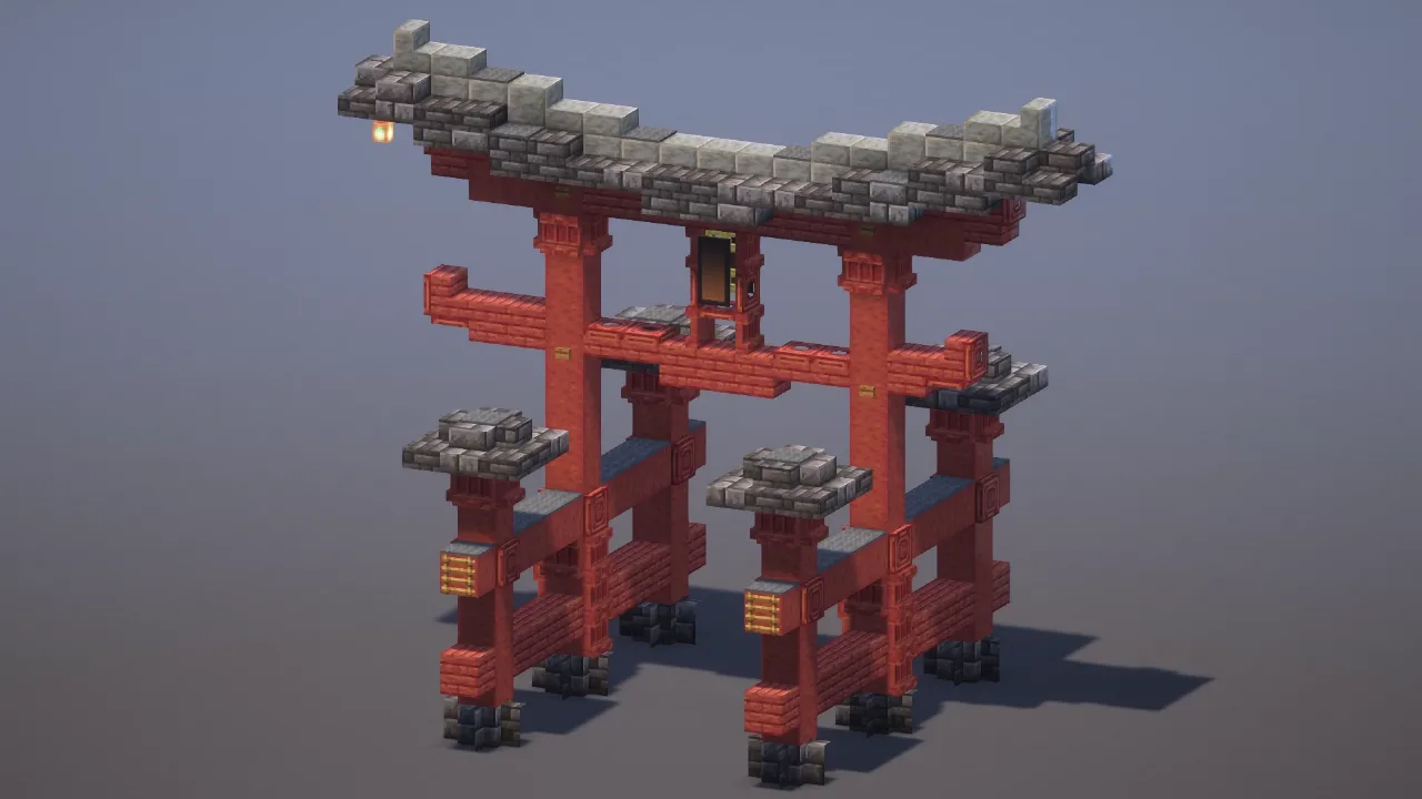 Japanese Torii — Minecraft Build by MellowHat