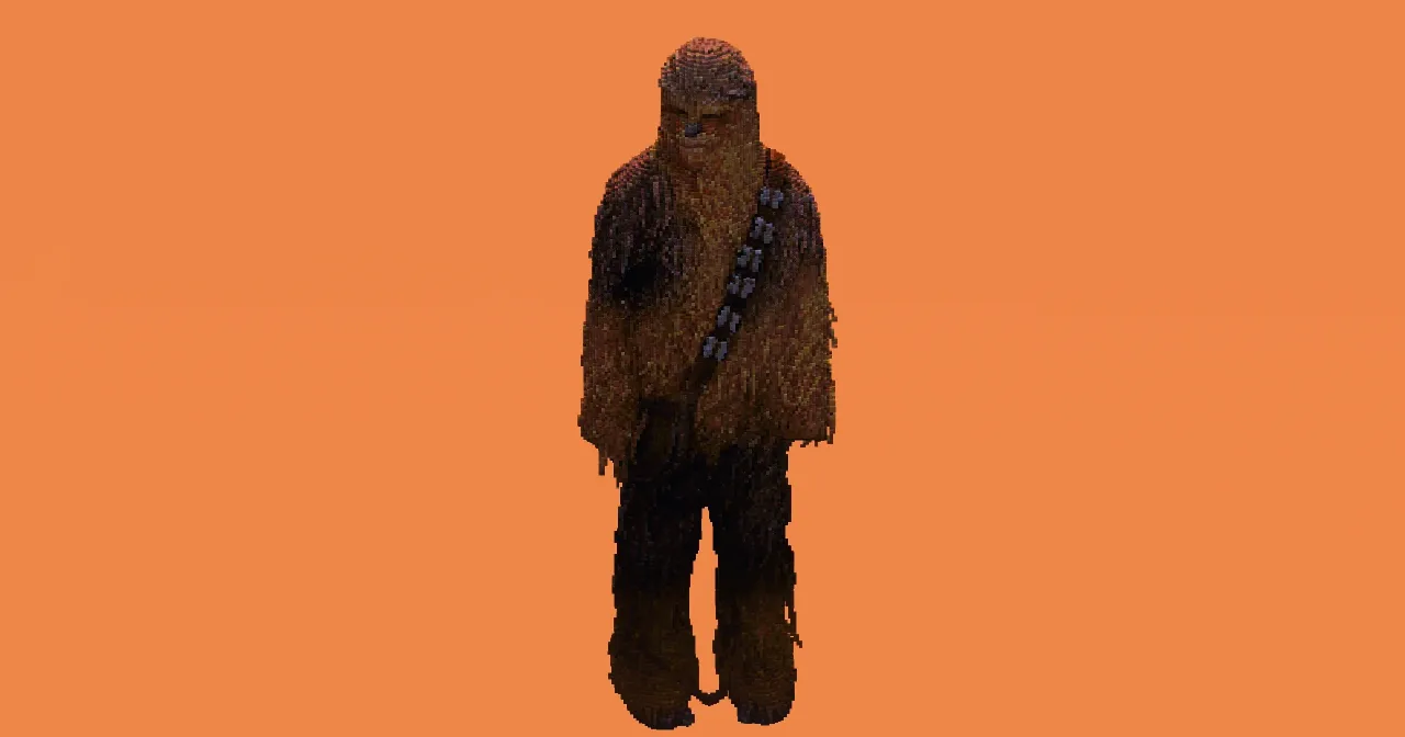 Chewbacca — Minecraft Build by StarWarsCreations