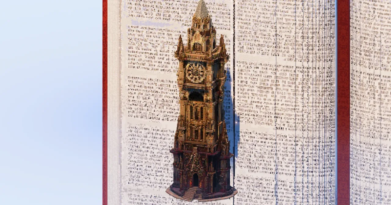 Cathedral Tower — Minecraft Build by TheBibleOfBuilding
