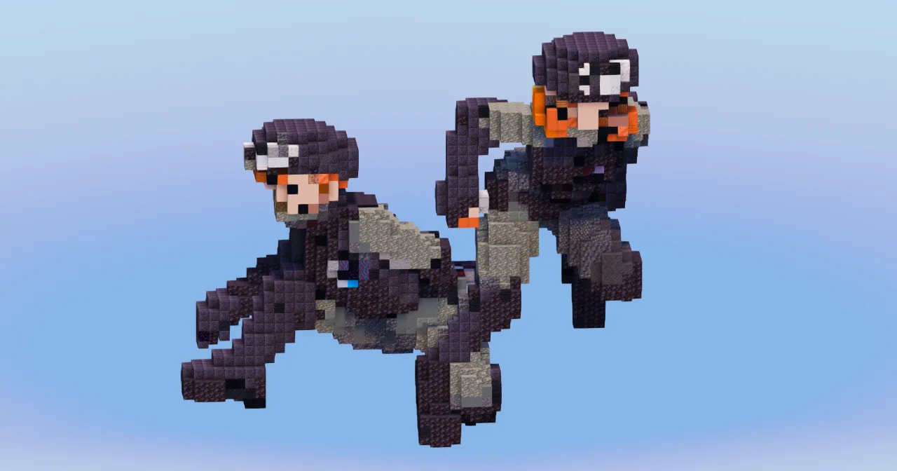 New Team Plasma Grunts from Pokemon — Minecraft Build by LeonisBuilds