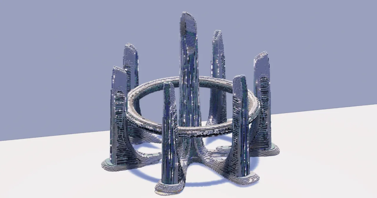 Futuristic Building — Minecraft Build by ModernCraft