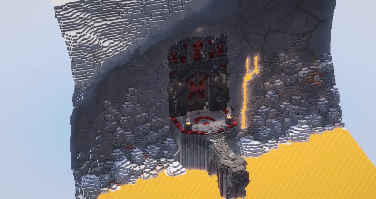 Lava Ruined Temple — Minecraft Build by LeonisBuilds