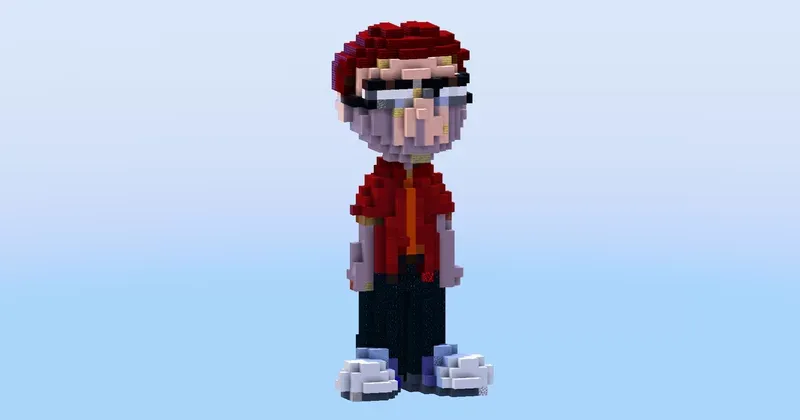 Steve Smith from American Dad — Minecraft Build by LeonisBuilds