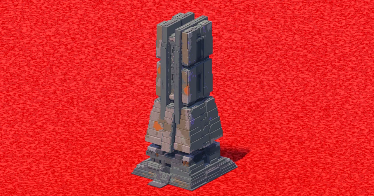 Brutalist Stone Tower — Minecraft Build by ImpossibleBuilds