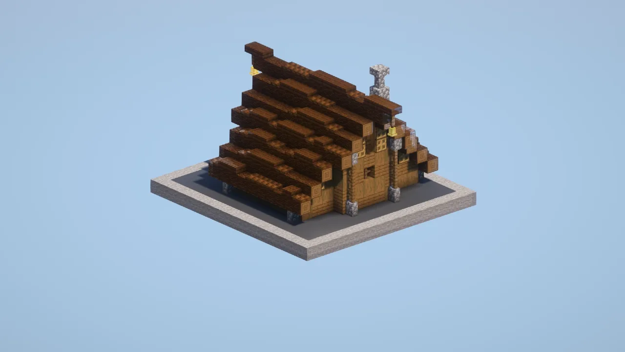 First House Taiga — Minecraft Build by LeonisBuilds
