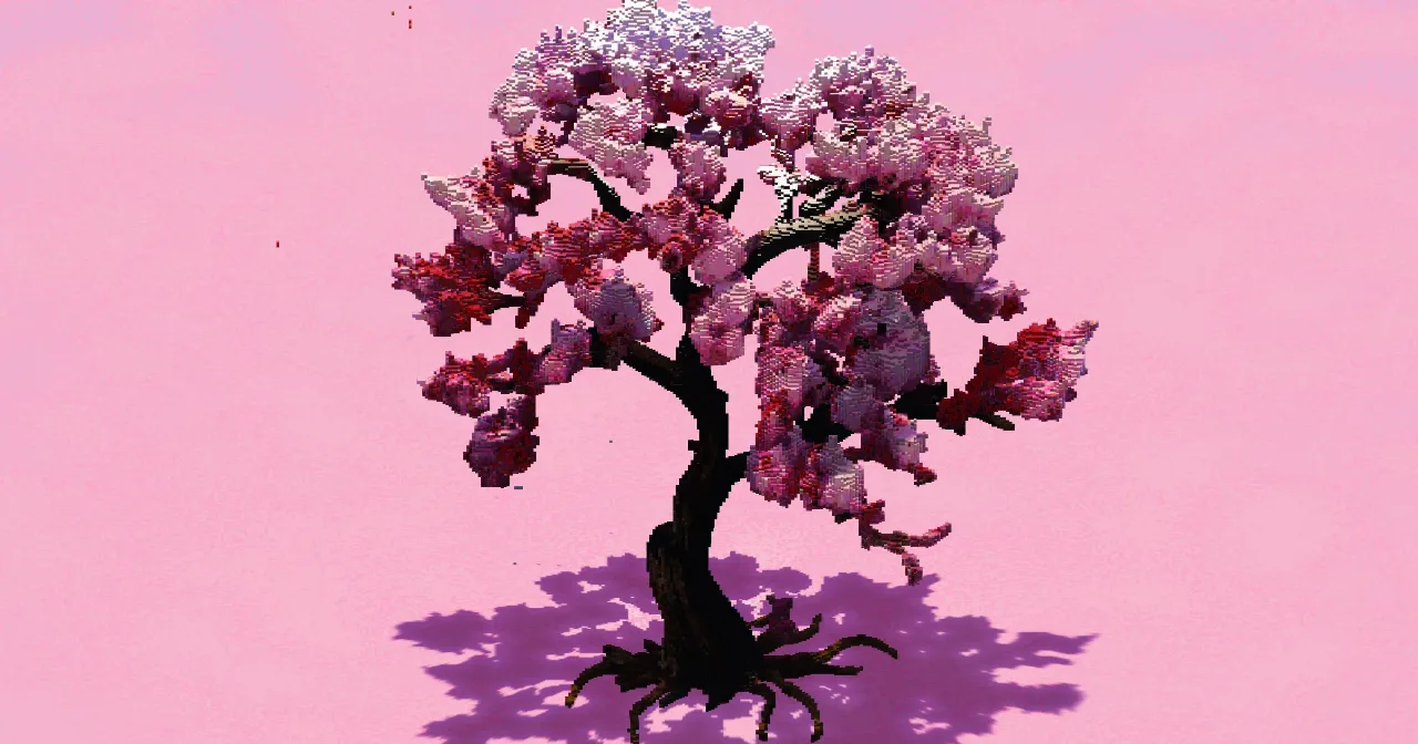 Cherry Blossom Tree — Minecraft Build by EasternRealms