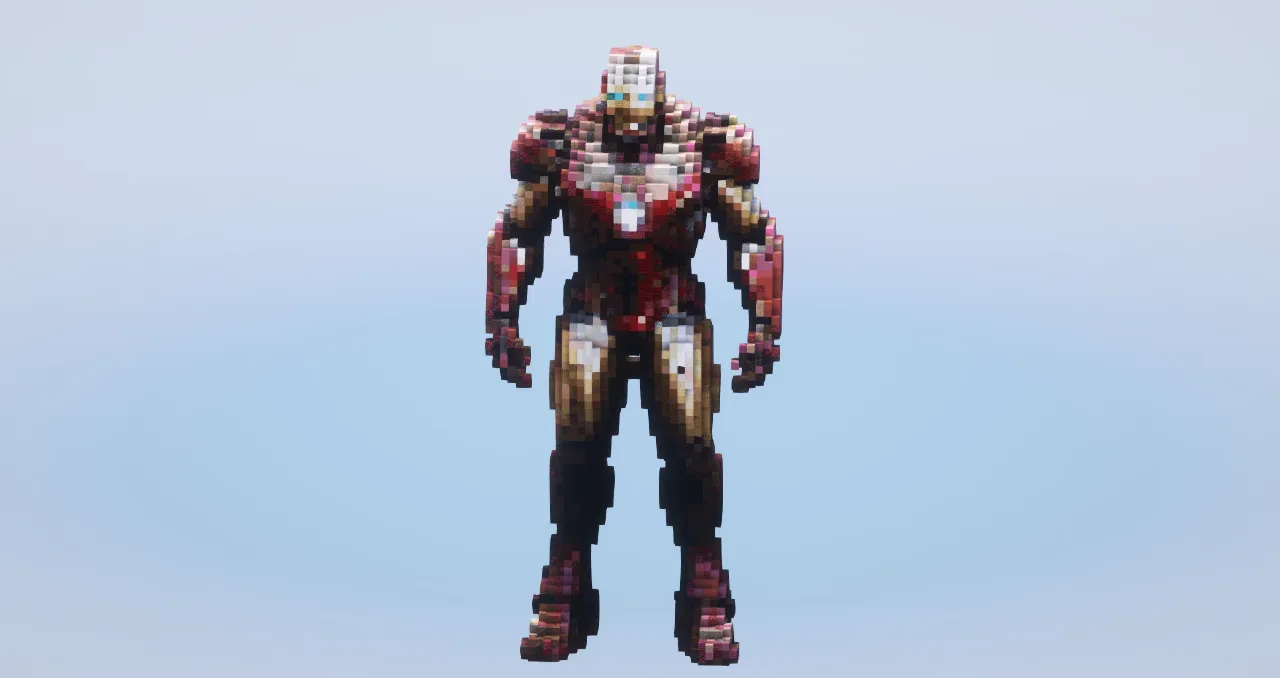 Iron Man — Minecraft Build by LeonisBuilds