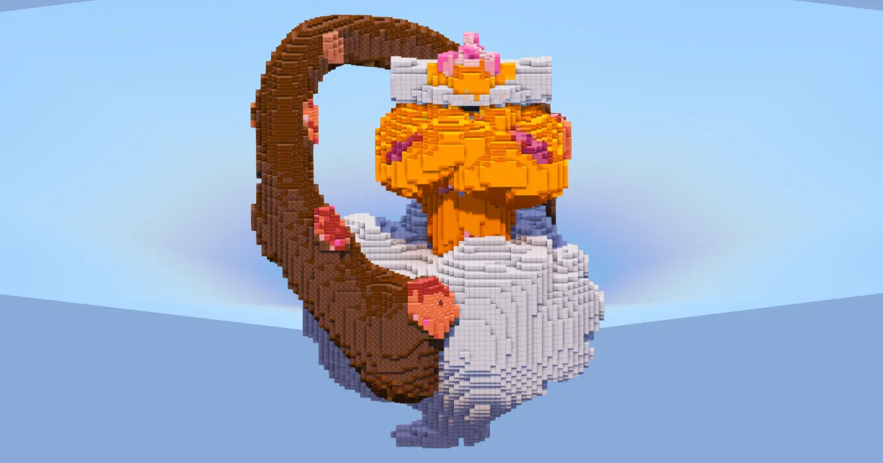 Landorus from Pokemon — Minecraft Build by LeonisBuilds